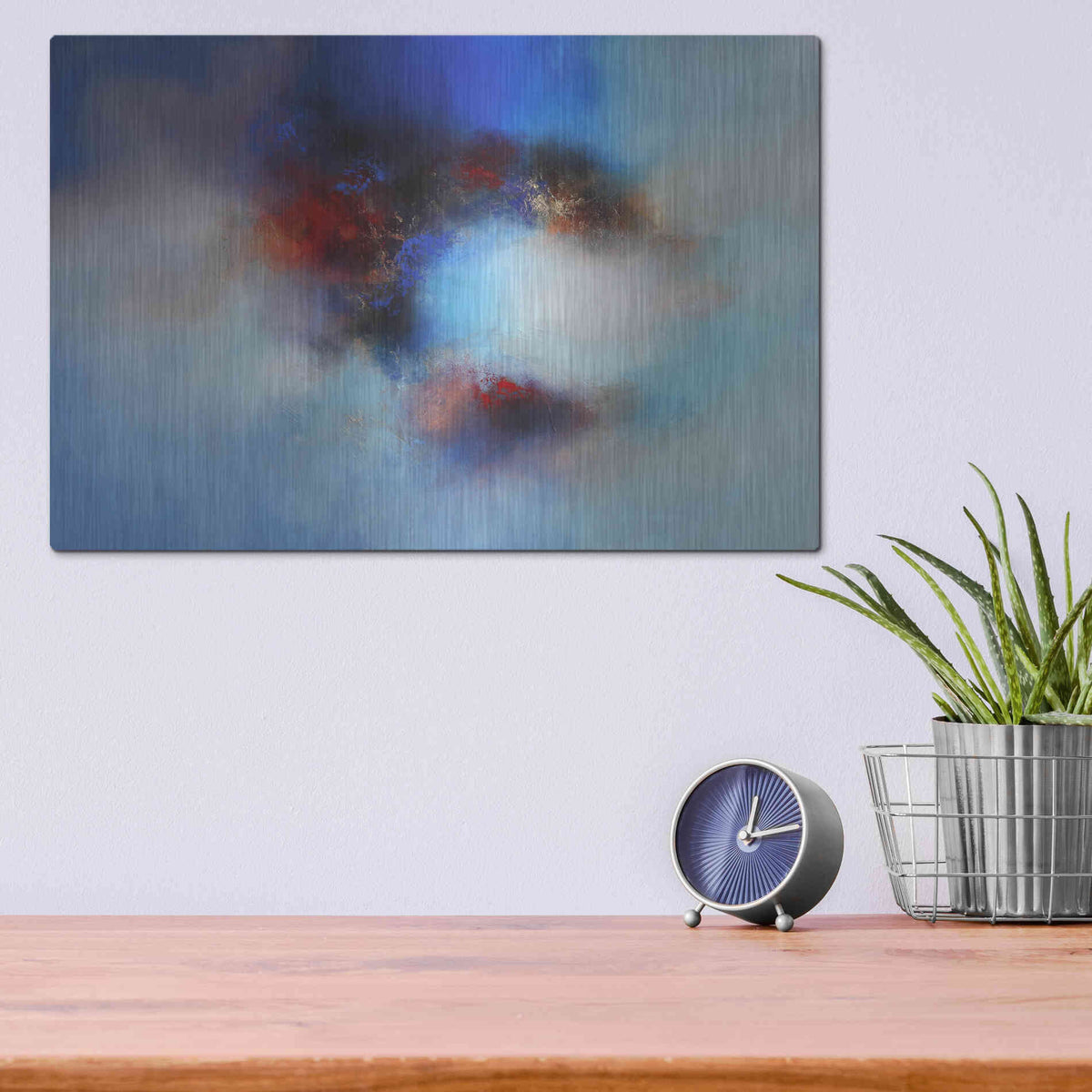 Luxe Metal Art 'Summer dance' by Eelco Maan, Metal Wall Art,16x12