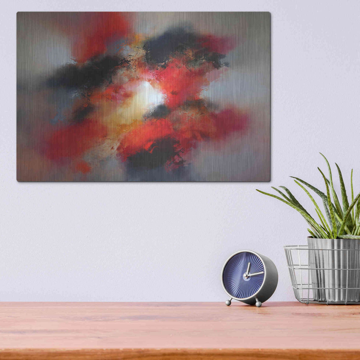 Luxe Metal Art 'A place in the sun' by Eelco Maan, Metal Wall Art,16x12