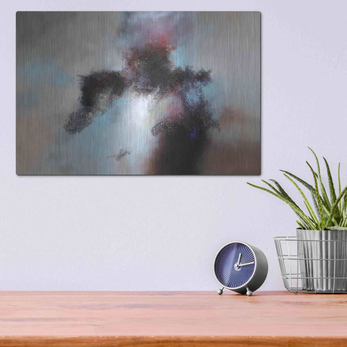 Luxe Metal Art 'Traveller' by Eelco Maan, Metal Wall Art,16x12
