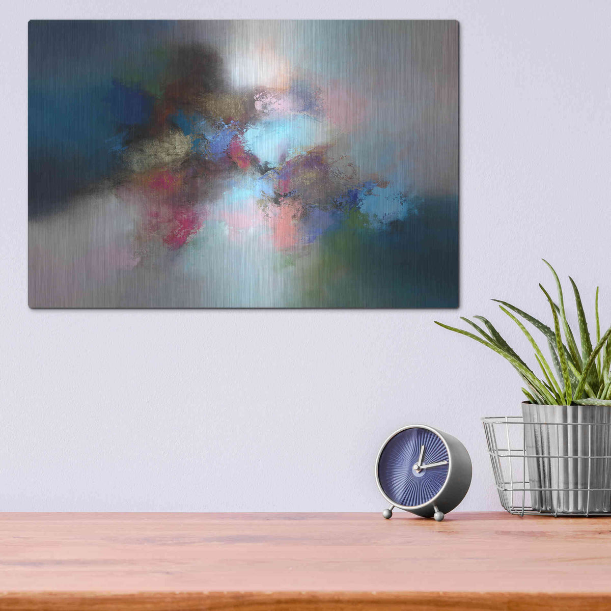 Luxe Metal Art 'Arcadia' by Eelco Maan, Metal Wall Art,16x12