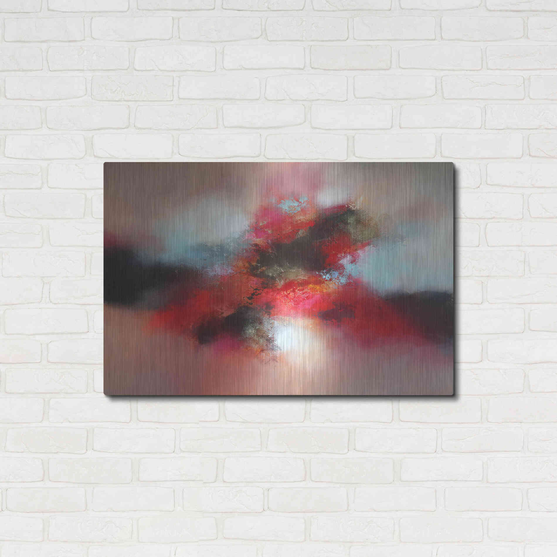 Luxe Metal Art 'Above and beyond' by Eelco Maan, Metal Wall Art,36x24