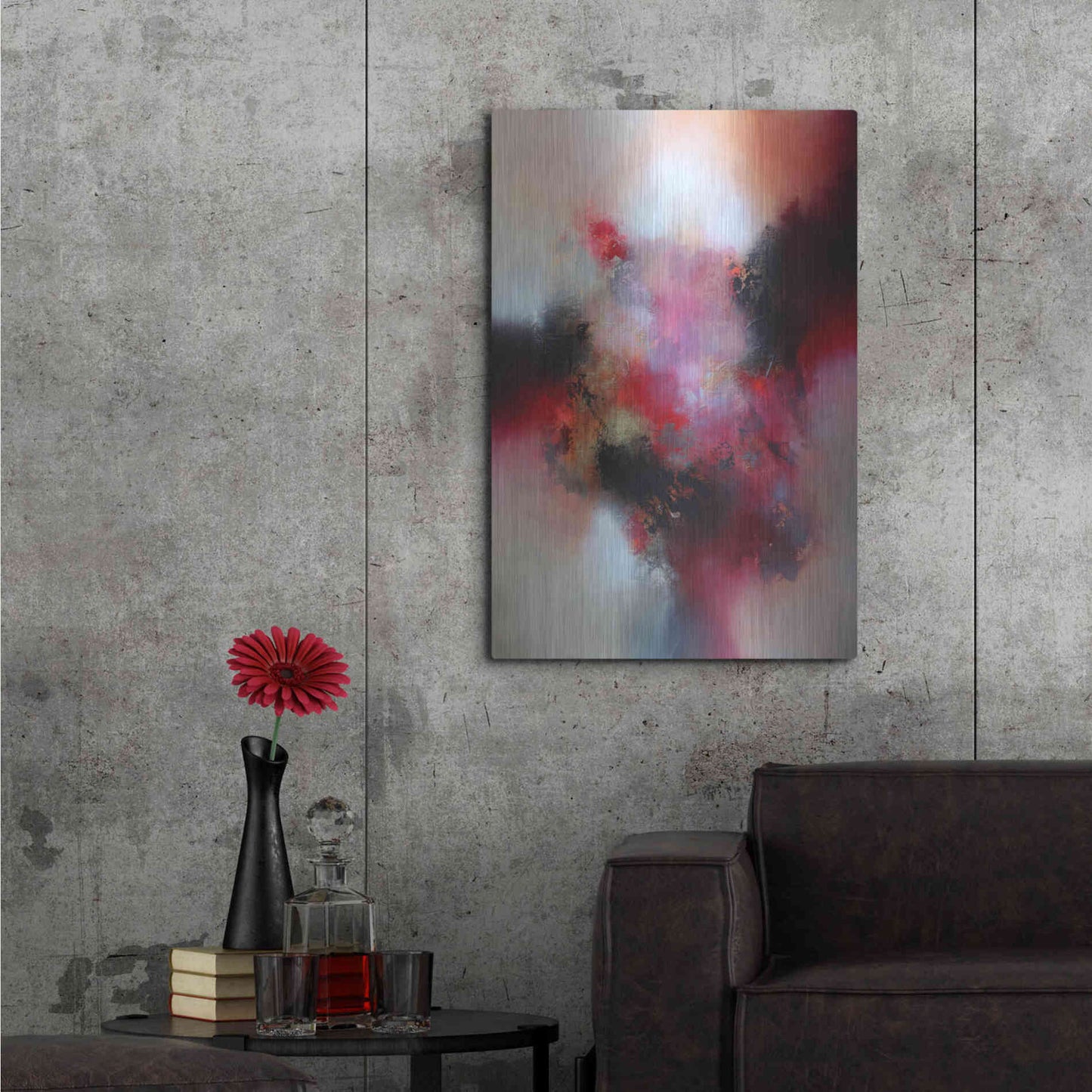 Luxe Metal Art 'Up from Eden' by Eelco Maan, Metal Wall Art,24x36