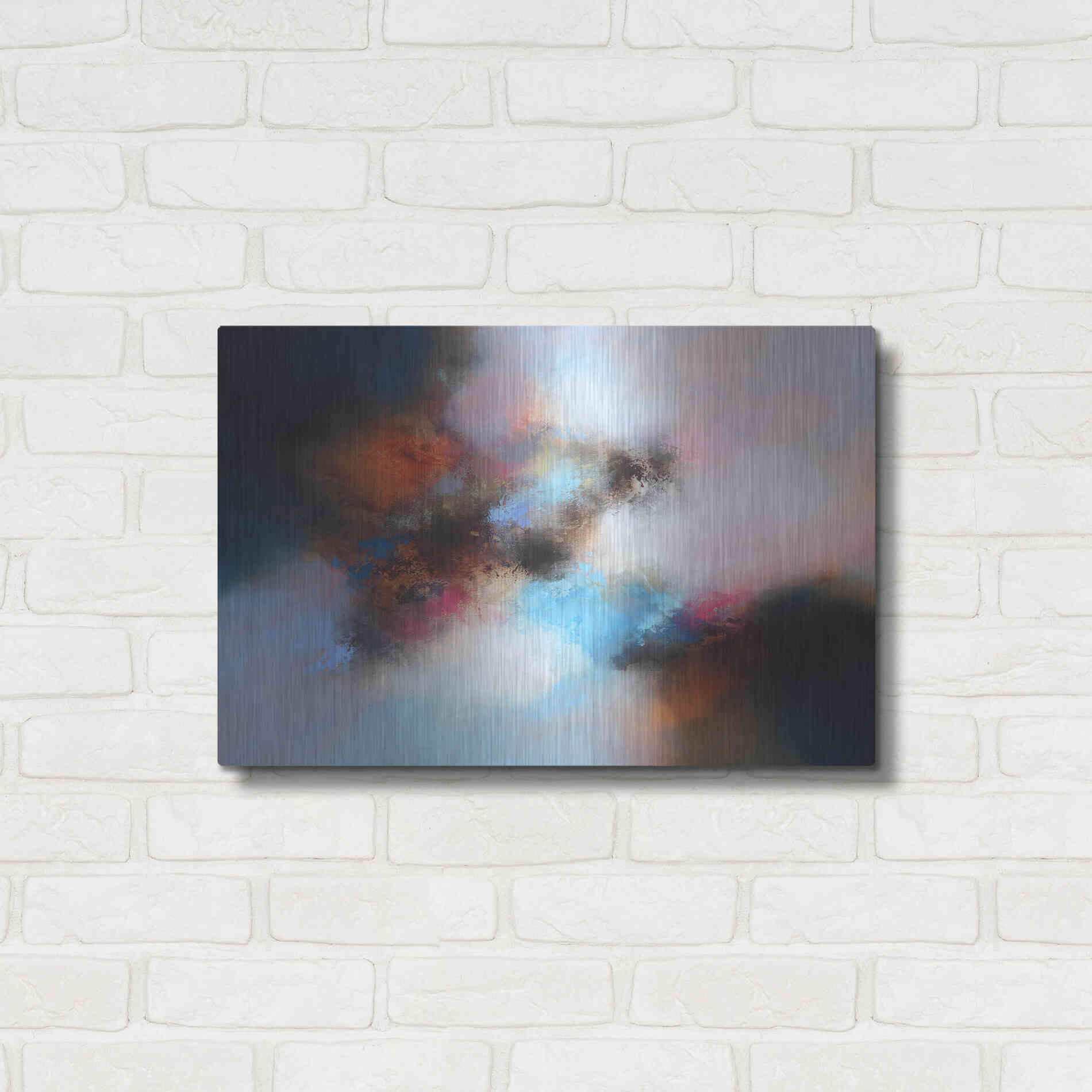 Luxe Metal Art 'Sweet fragile equilibrium' by Eelco Maan, Metal Wall Art,24x16