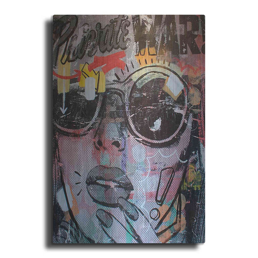 Luxe Metal Art 'Private War' by Dan Monteavaro, Metal Wall Art
