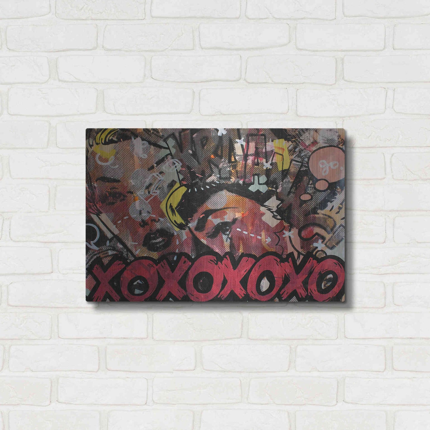 Luxe Metal Art 'Kraang' by Dan Monteavaro, Metal Wall Art,24x16