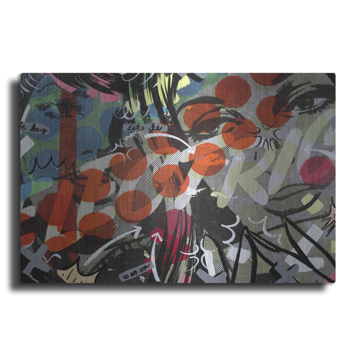 Luxe Metal Art 'Electric' by Dan Monteavaro, Metal Wall Art