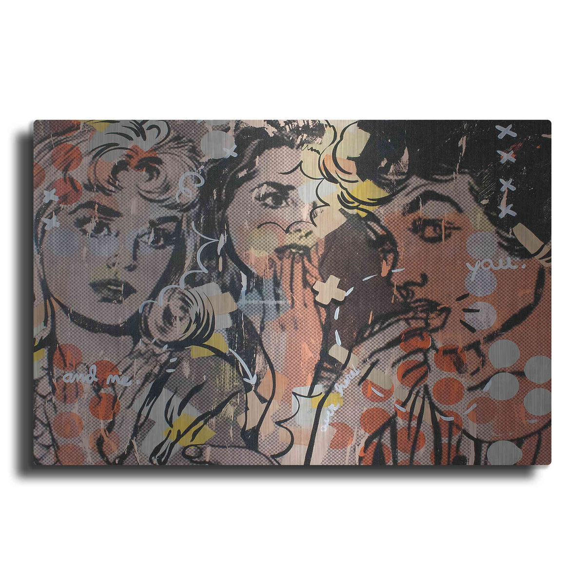 Luxe Metal Art 'Candyland' by Dan Monteavaro, Metal Wall Art
