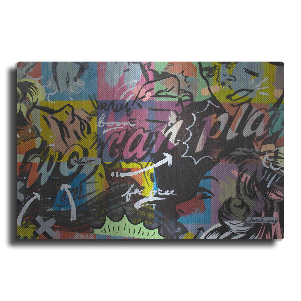 Luxe Metal Art 'Two Can Play' by Dan Monteavaro, Metal Wall Art