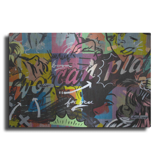 Luxe Metal Art 'Two Can Play' by Dan Monteavaro, Metal Wall Art