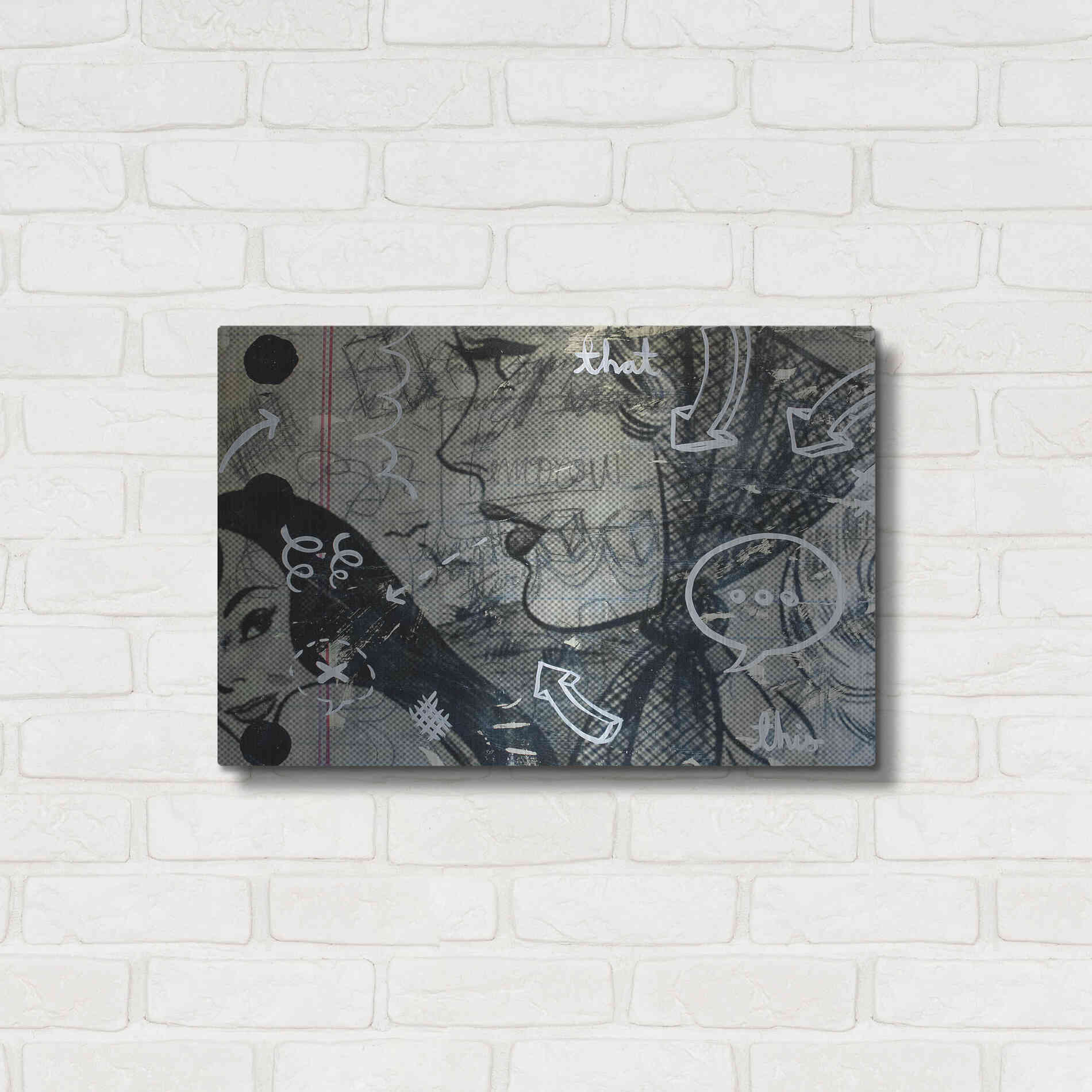 Luxe Metal Art 'Tomorrow' by Dan Monteavaro, Metal Wall Art,24x16