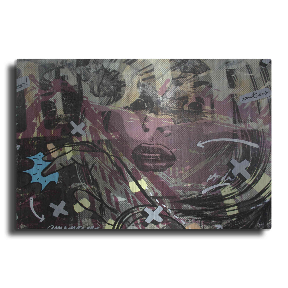 Luxe Metal Art 'Sometimes Free' by Dan Monteavaro, Metal Wall Art