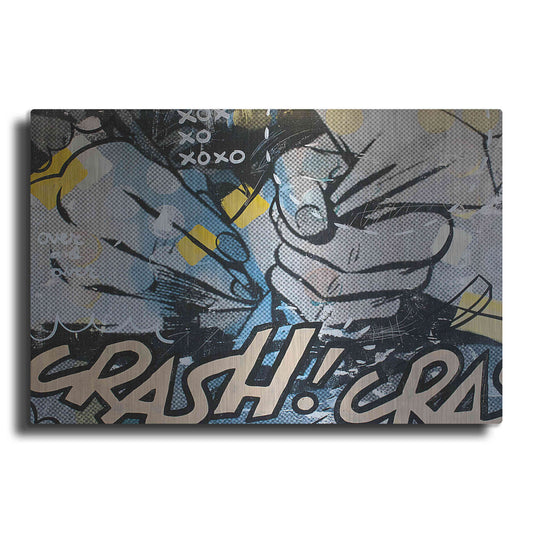 Luxe Metal Art 'Over And Over 1' by Dan Monteavaro, Metal Wall Art