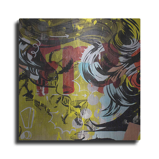 Luxe Metal Art 'Fret 1' by Dan Monteavaro, Metal Wall Art