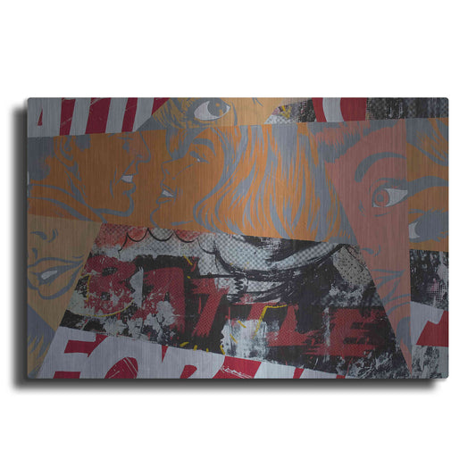 Luxe Metal Art 'The Battle' by Dan Monteavaro, Metal Wall Art