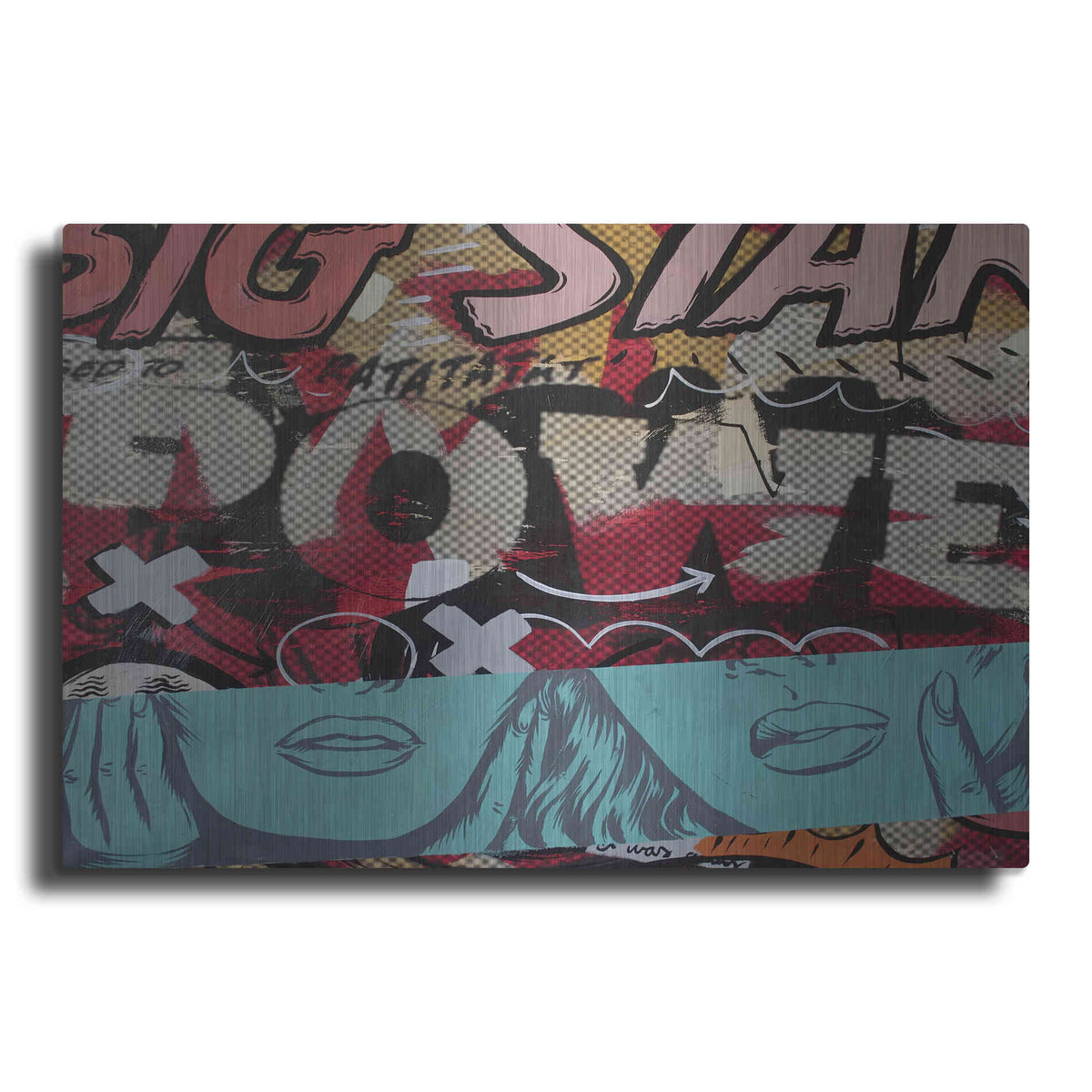 Luxe Metal Art 'Bigstarmaybe' by Dan Monteavaro, Metal Wall Art
