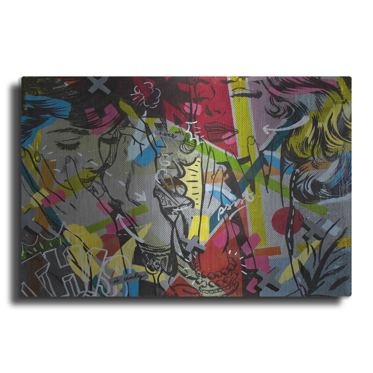 Luxe Metal Art 'This is Only' by Dan Monteavaro, Metal Wall Art