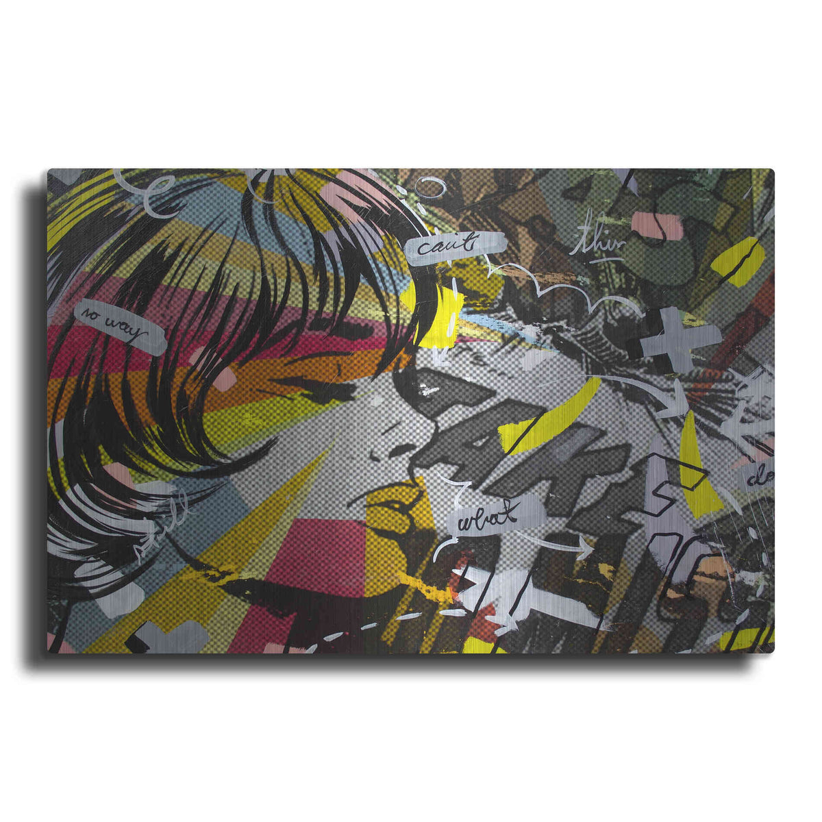 Luxe Metal Art 'Take Away' by Dan Monteavaro, Metal Wall Art