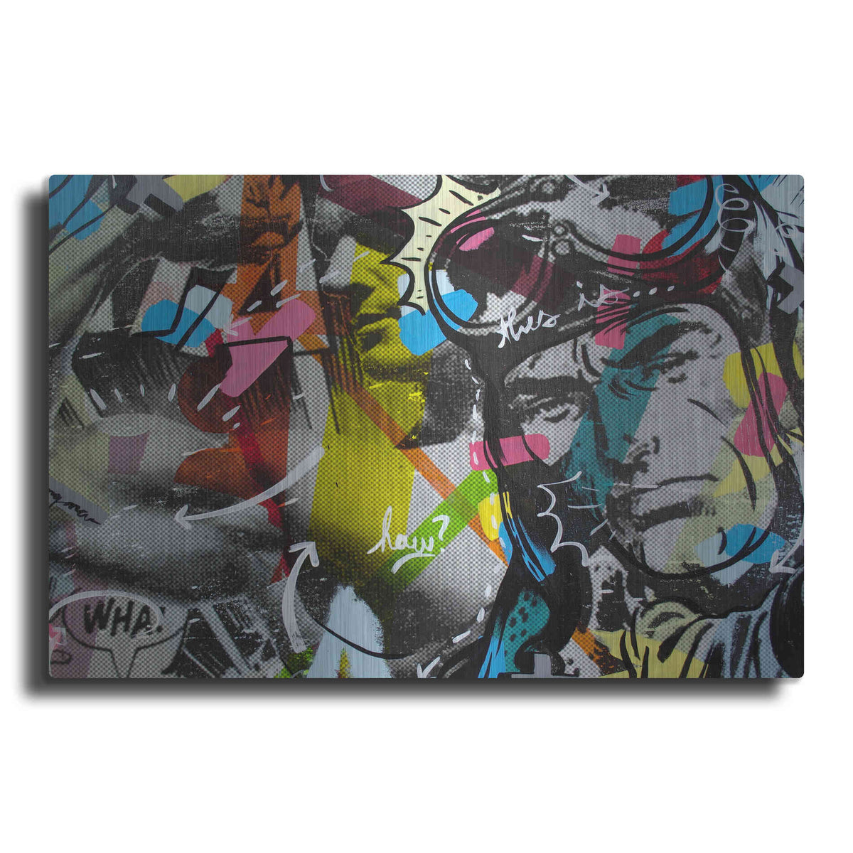 Luxe Metal Art 'Strongman' by Dan Monteavaro, Metal Wall Art