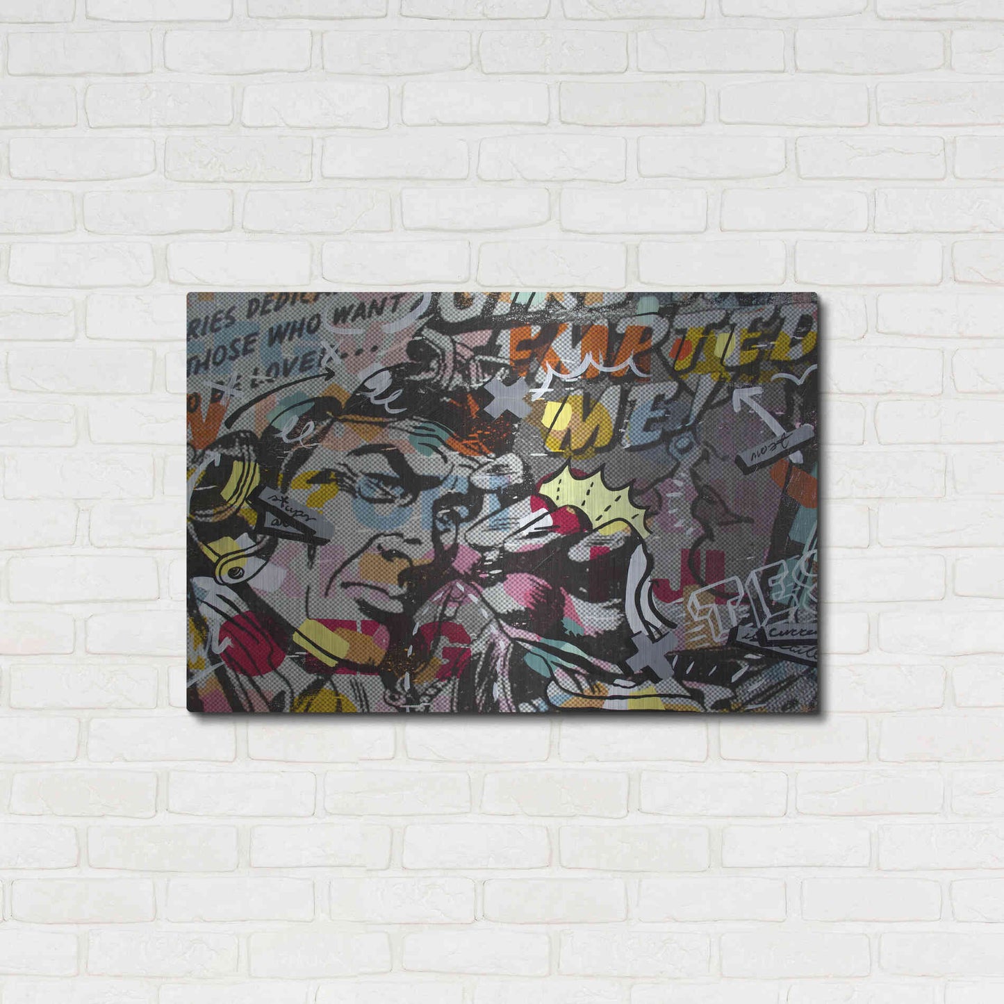 Luxe Metal Art 'Mimosas' by Dan Monteavaro, Metal Wall Art,36x24