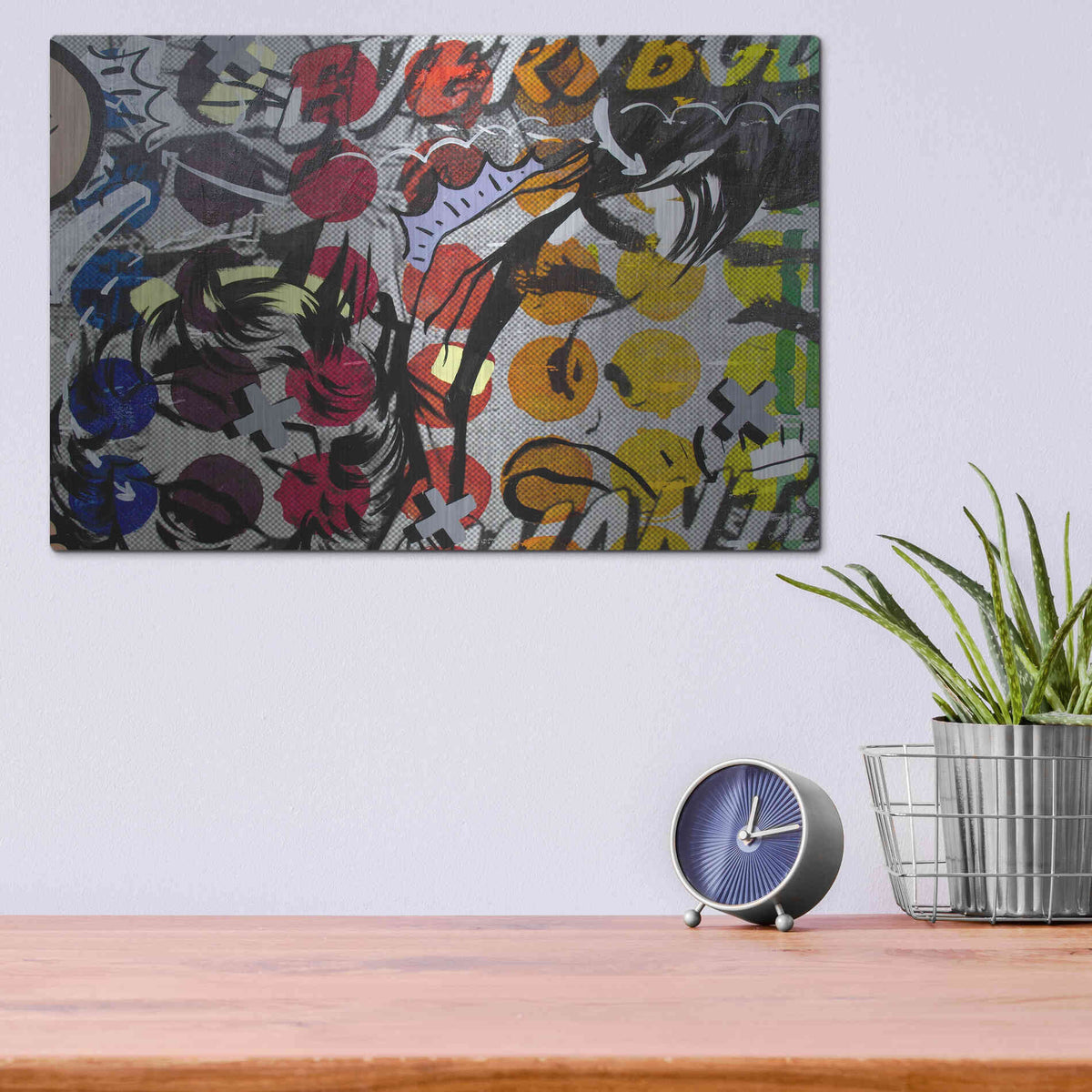 Luxe Metal Art 'Everybody Wants' by Dan Monteavaro, Metal Wall Art,16x12