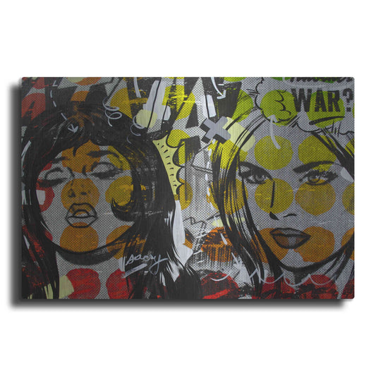 Luxe Metal Art 'Another War' by Dan Monteavaro, Metal Wall Art