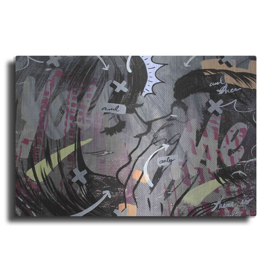 Luxe Metal Art 'And Only' by Dan Monteavaro, Metal Wall Art