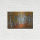 Luxe Metal Art 'Morning Aspens' by Jesse Estes, Metal Wall Art,36x24