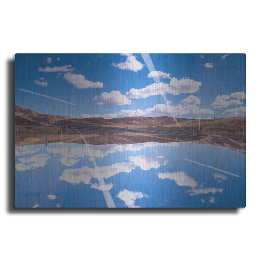 Luxe Metal Art ' Vermilion Cliffs IV' by Robin Vandenabeele, Metal Wall Art