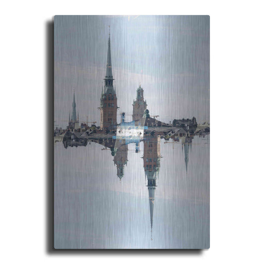 Luxe Metal Art ' Stockholm 7' by Robin Vandenabeele, Metal Wall Art