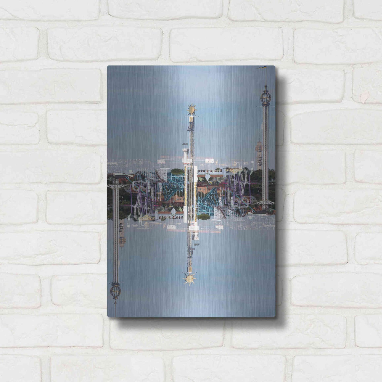 Luxe Metal Art ' Stockholm 2' by Robin Vandenabeele, Metal Wall Art,12x16