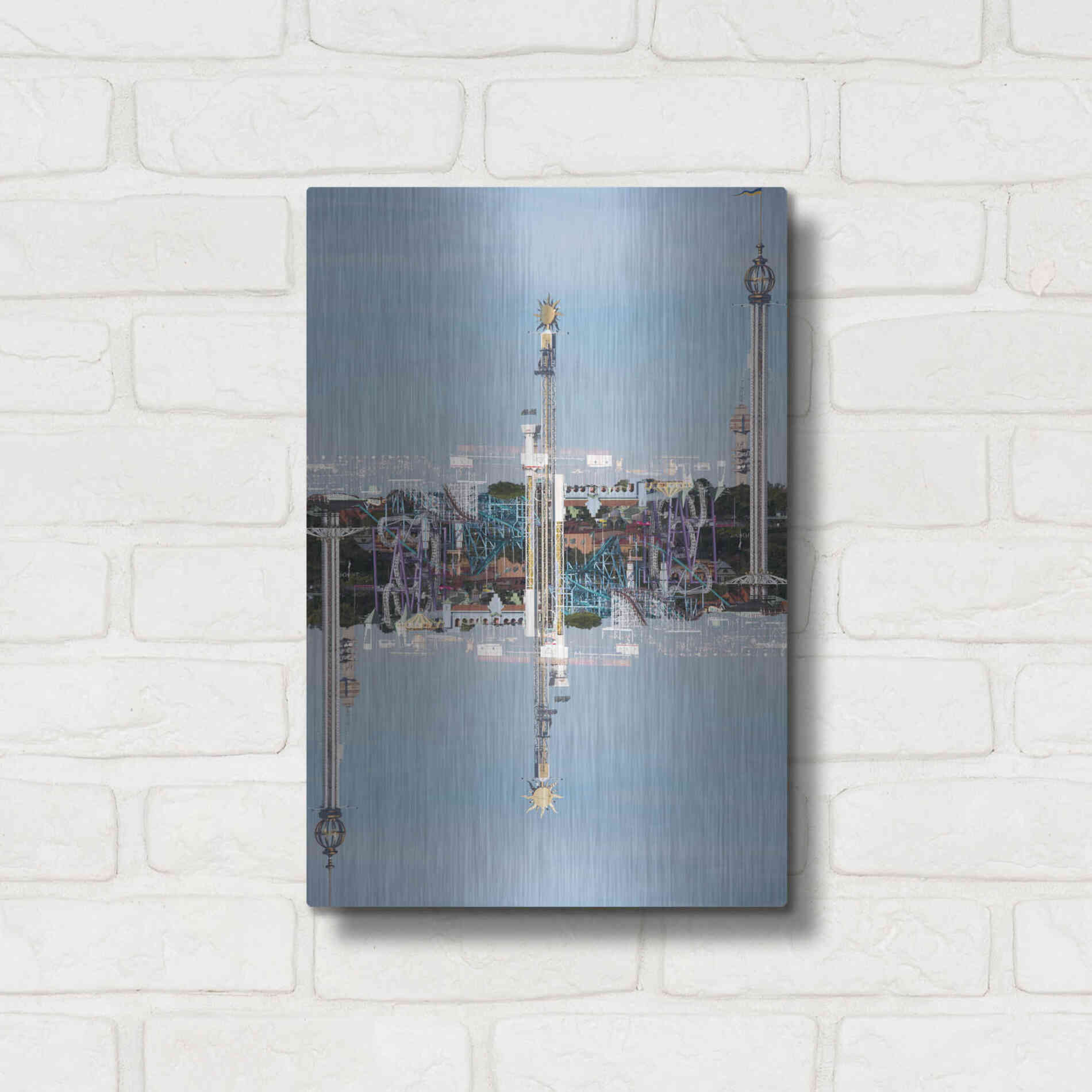 Luxe Metal Art ' Stockholm 2' by Robin Vandenabeele, Metal Wall Art,12x16