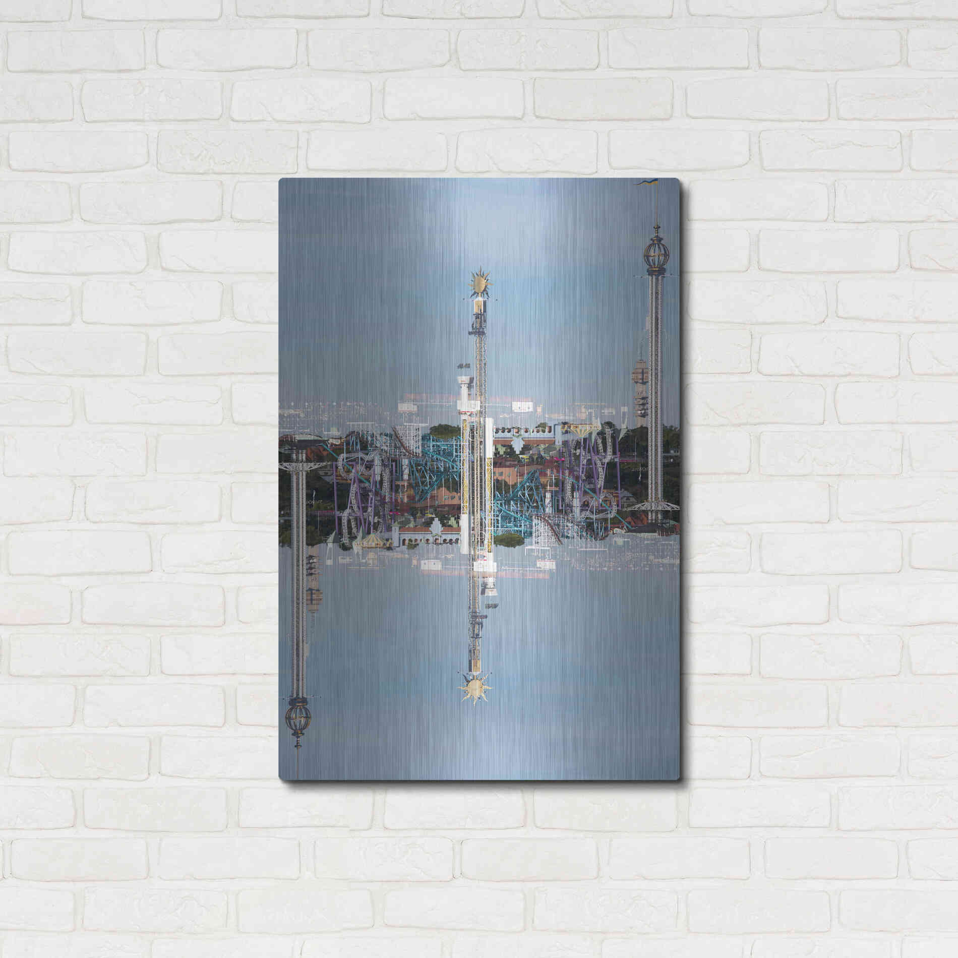 Luxe Metal Art ' Stockholm 2' by Robin Vandenabeele, Metal Wall Art,24x36