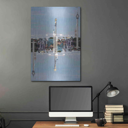 Luxe Metal Art ' Stockholm 2' by Robin Vandenabeele, Metal Wall Art,24x36