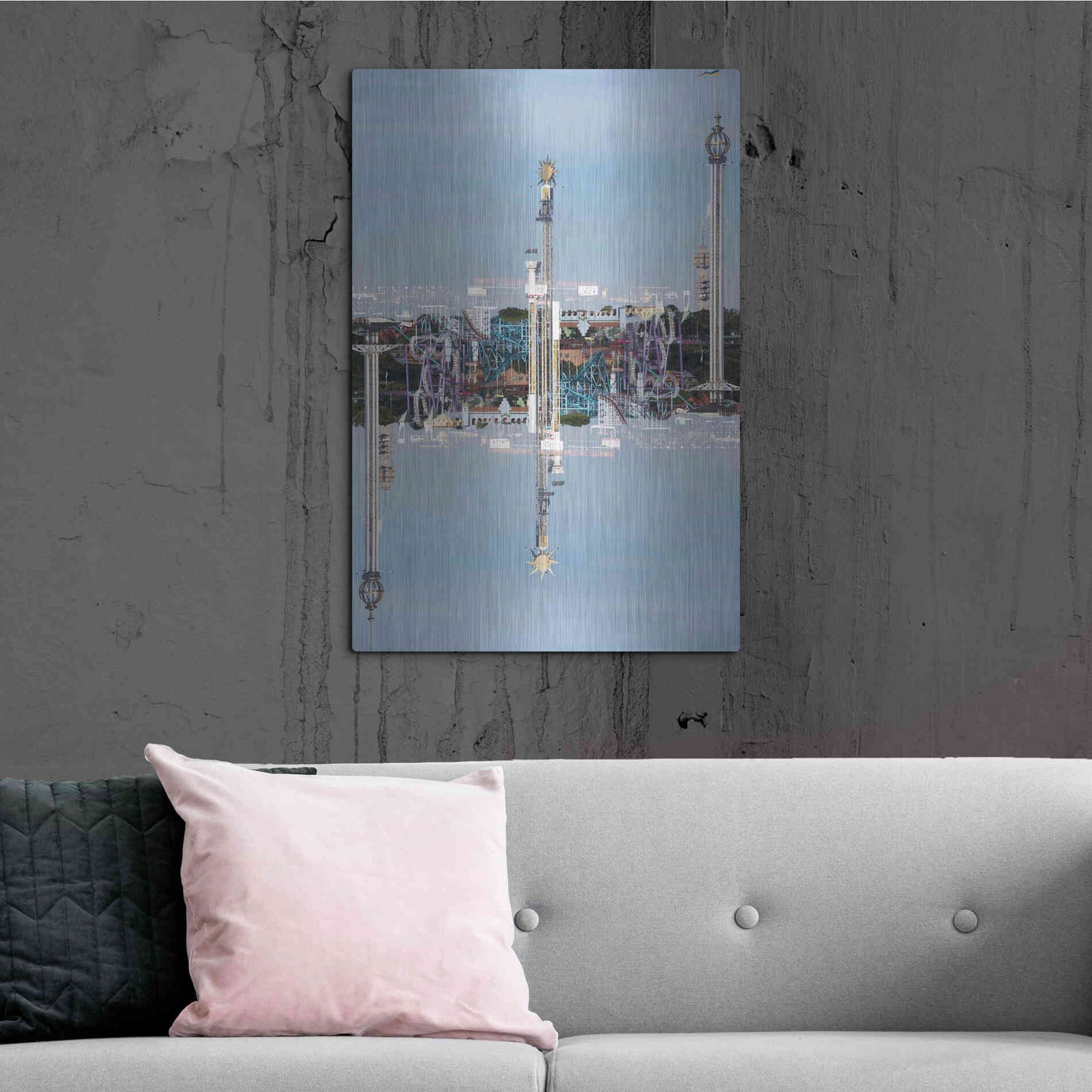 Luxe Metal Art ' Stockholm 2' by Robin Vandenabeele, Metal Wall Art,24x36