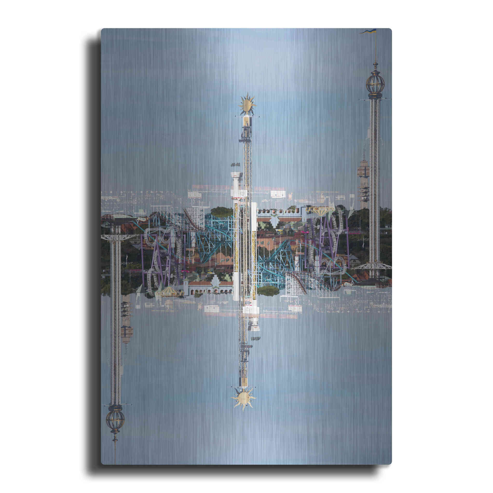 Luxe Metal Art ' Stockholm 2' by Robin Vandenabeele, Metal Wall Art