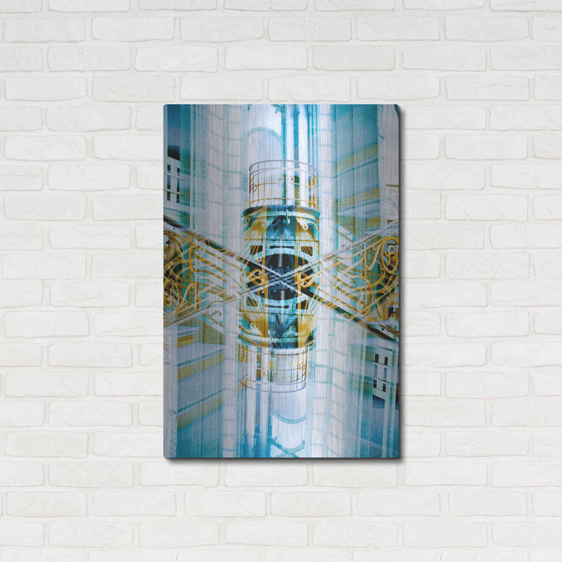 Luxe Metal Art ' Paris Grand Palais 7' by Robin Vandenabeele, Metal Wall Art,24x36