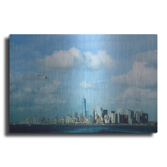 Luxe Metal Art ' New York 42' by Robin Vandenabeele, Metal Wall Art