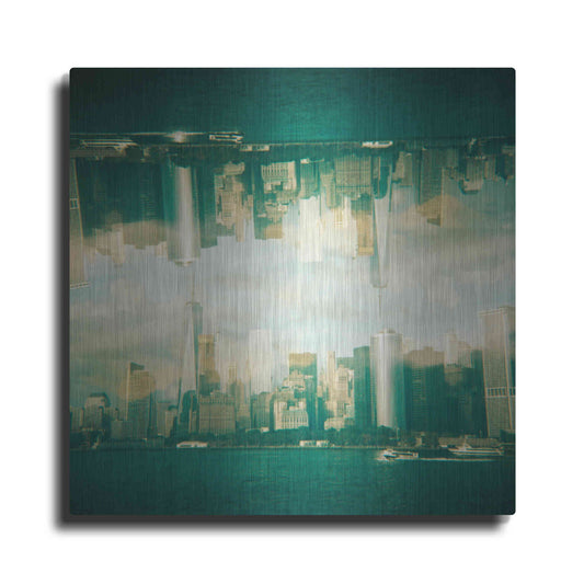 Luxe Metal Art ' New York Squared 9' by Robin Vandenabeele, Metal Wall Art