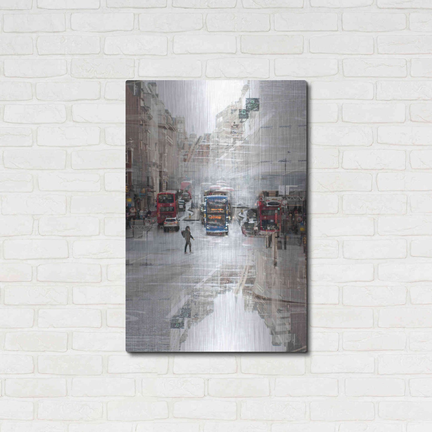 Luxe Metal Art ' London 54' by Robin Vandenabeele, Metal Wall Art,24x36