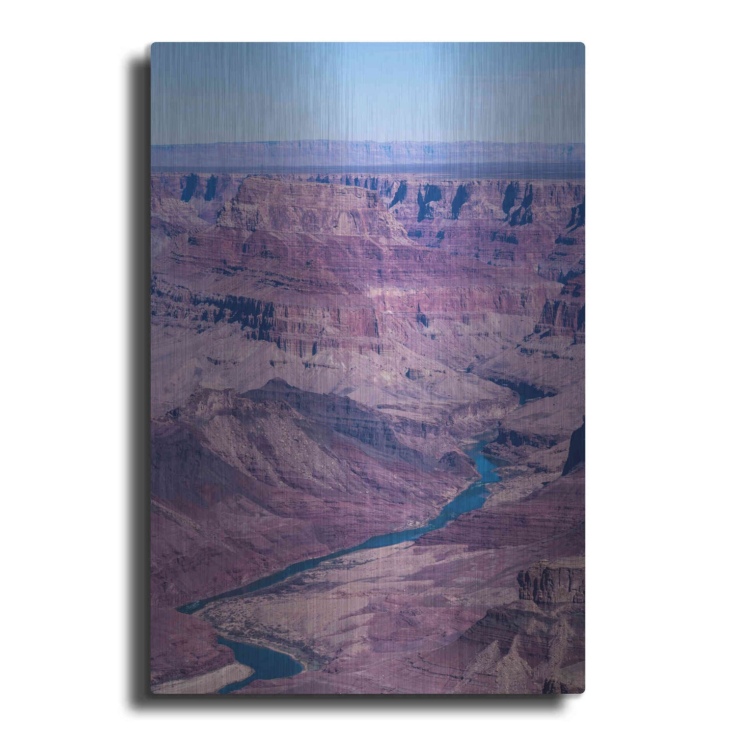 Luxe Metal Art ' Grand Canyon III' by Robin Vandenabeele, Metal Wall Art