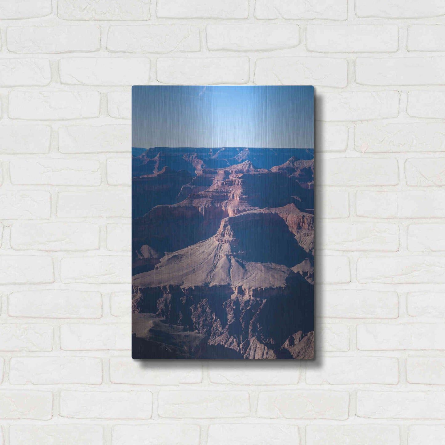 Luxe Metal Art ' Grand Canyon II' by Robin Vandenabeele, Metal Wall Art,16x24