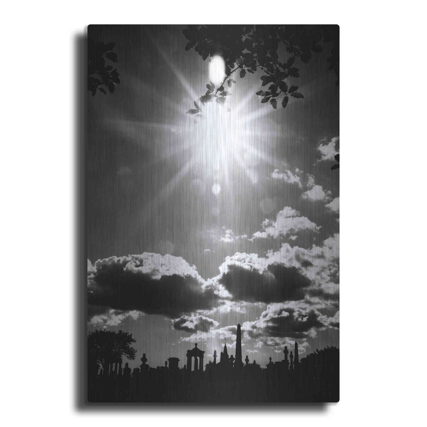 Luxe Metal Art ' Glasgow Necropolis 2' by Robin Vandenabeele, Metal Wall Art