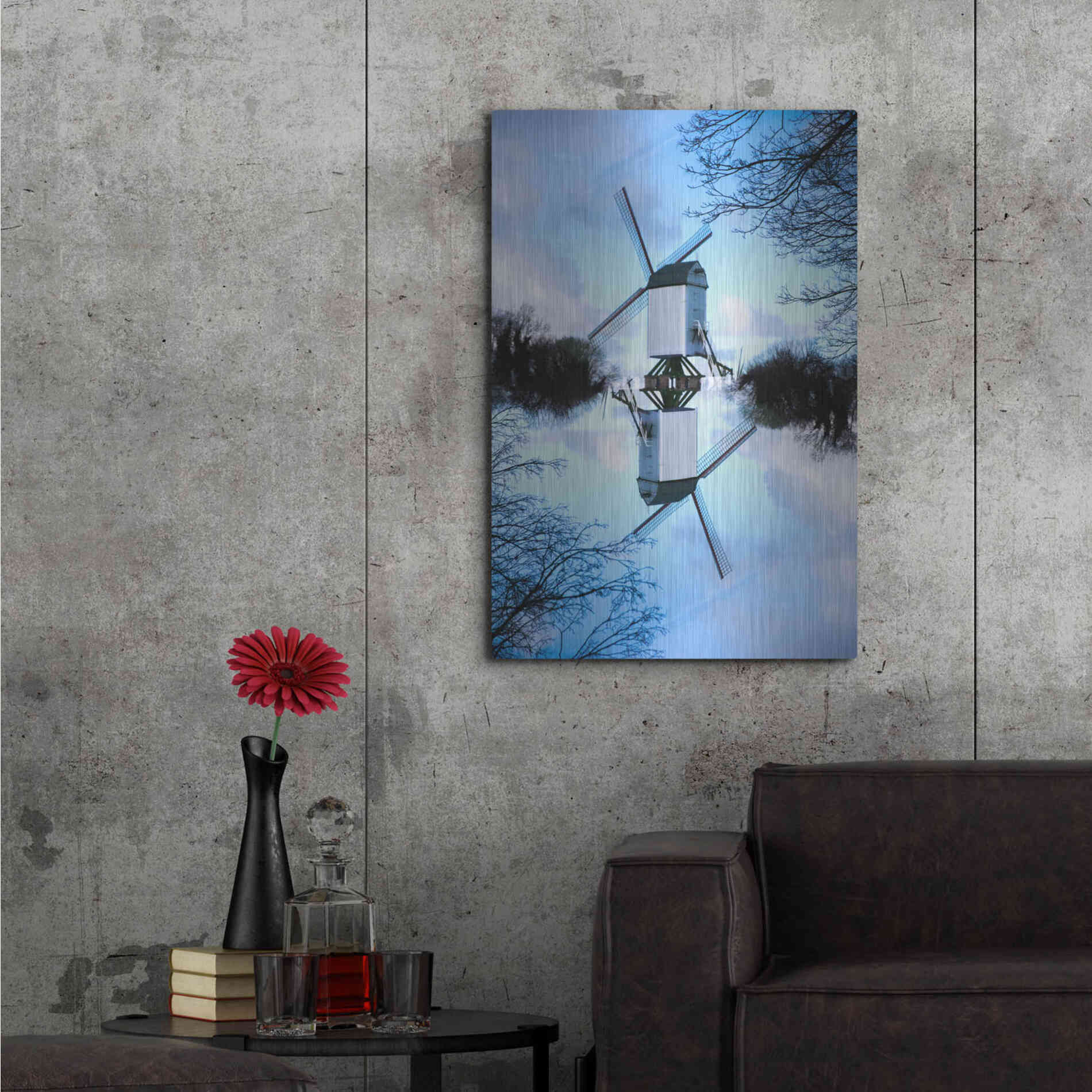 Luxe Metal Art ' Bruges 280' by Robin Vandenabeele, Metal Wall Art,24x36