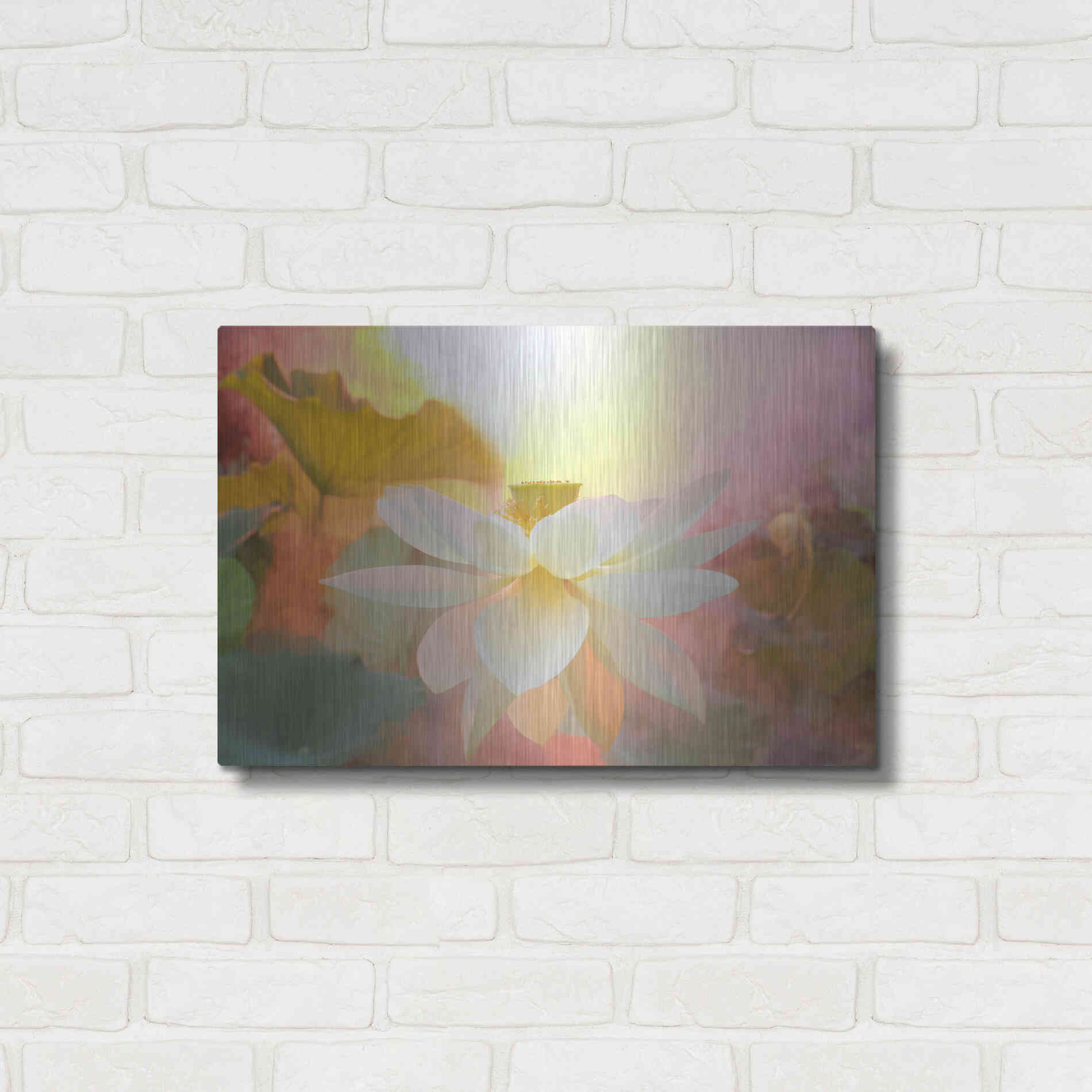 Luxe Metal Art 'Arise' by Bahman Farzad, Metal Wall Art,24x16