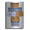 Luxe Metal Art 'Mitchell NY Drunks' by Gregory Constantine, Metal Wall Art
