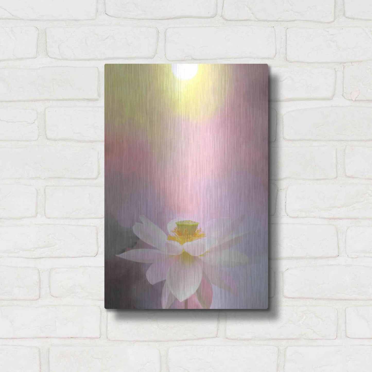 Luxe Metal Art 'Beauty at Dawn' by Bahman Farzad, Metal Wall Art,12x16