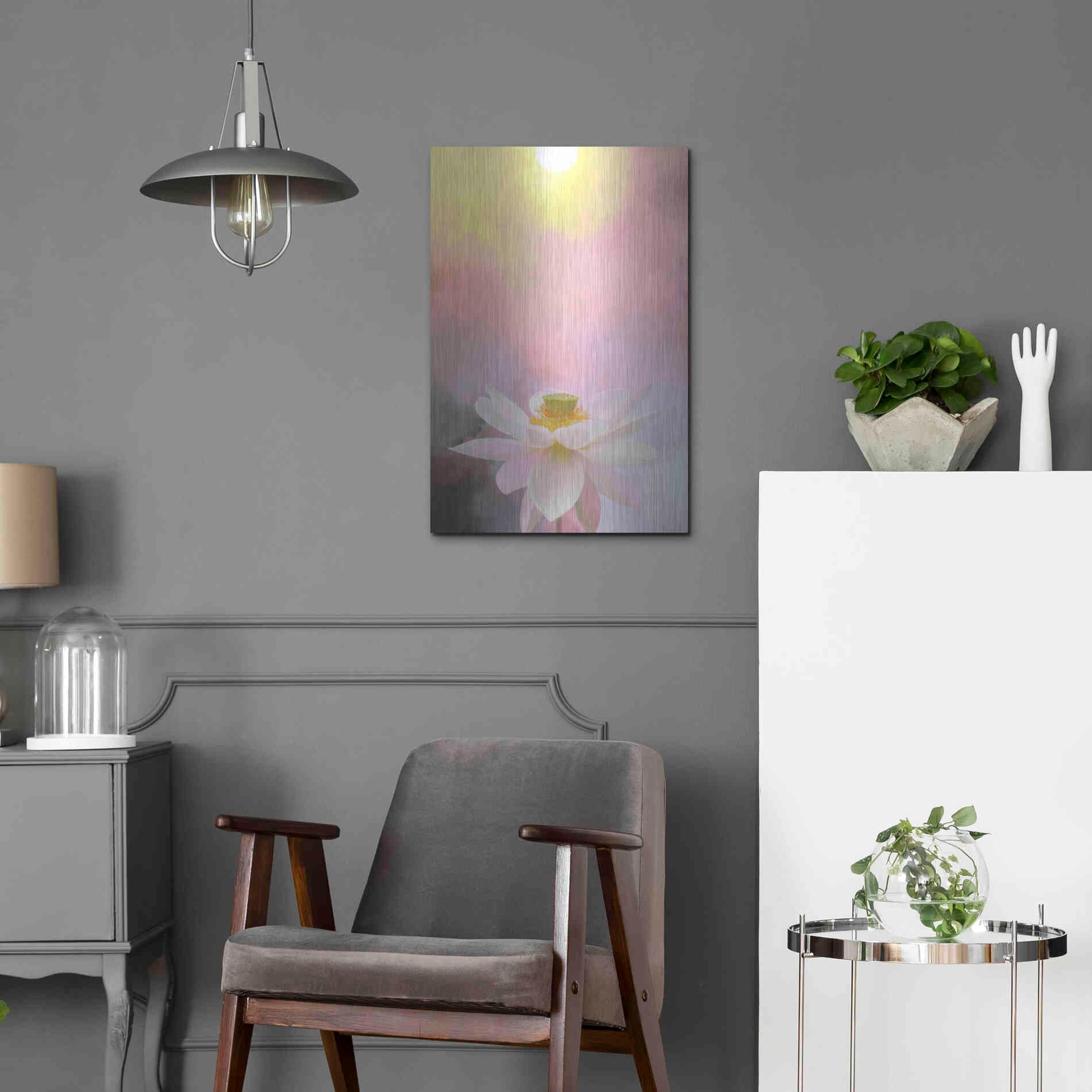 Luxe Metal Art 'Beauty at Dawn' by Bahman Farzad, Metal Wall Art,16x24