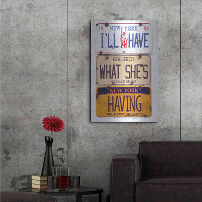 Luxe Metal Art 'Reiner I'll Have' by Gregory Constantine, Metal Wall Art,24x36
