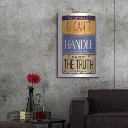 Luxe Metal Art 'Nicholson Truth' by Gregory Constantine, Metal Wall Art,24x36