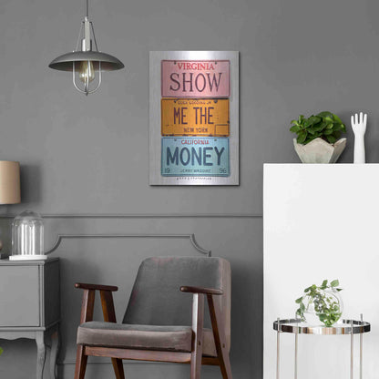 Luxe Metal Art 'Gooding Jr Money' by Gregory Constantine, Metal Wall Art,16x24
